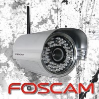 FOSCAM vonkajšia bezdrátová IP kamera 8905W (strieborná)