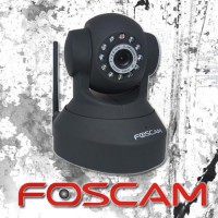 FOSCAM bezdrátová otočná IP kamera 8918W (čierna)