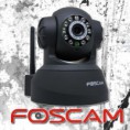 FOSCAM bezdrátová otočná IP kamera 8908W (čierna)